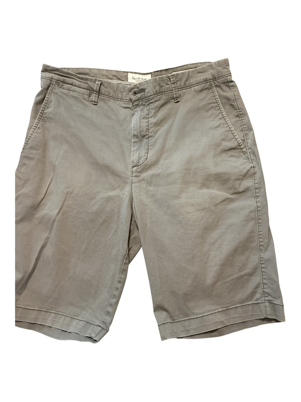 Men's Khaki Cotton Chino Shorts - Casual Everyday Wear